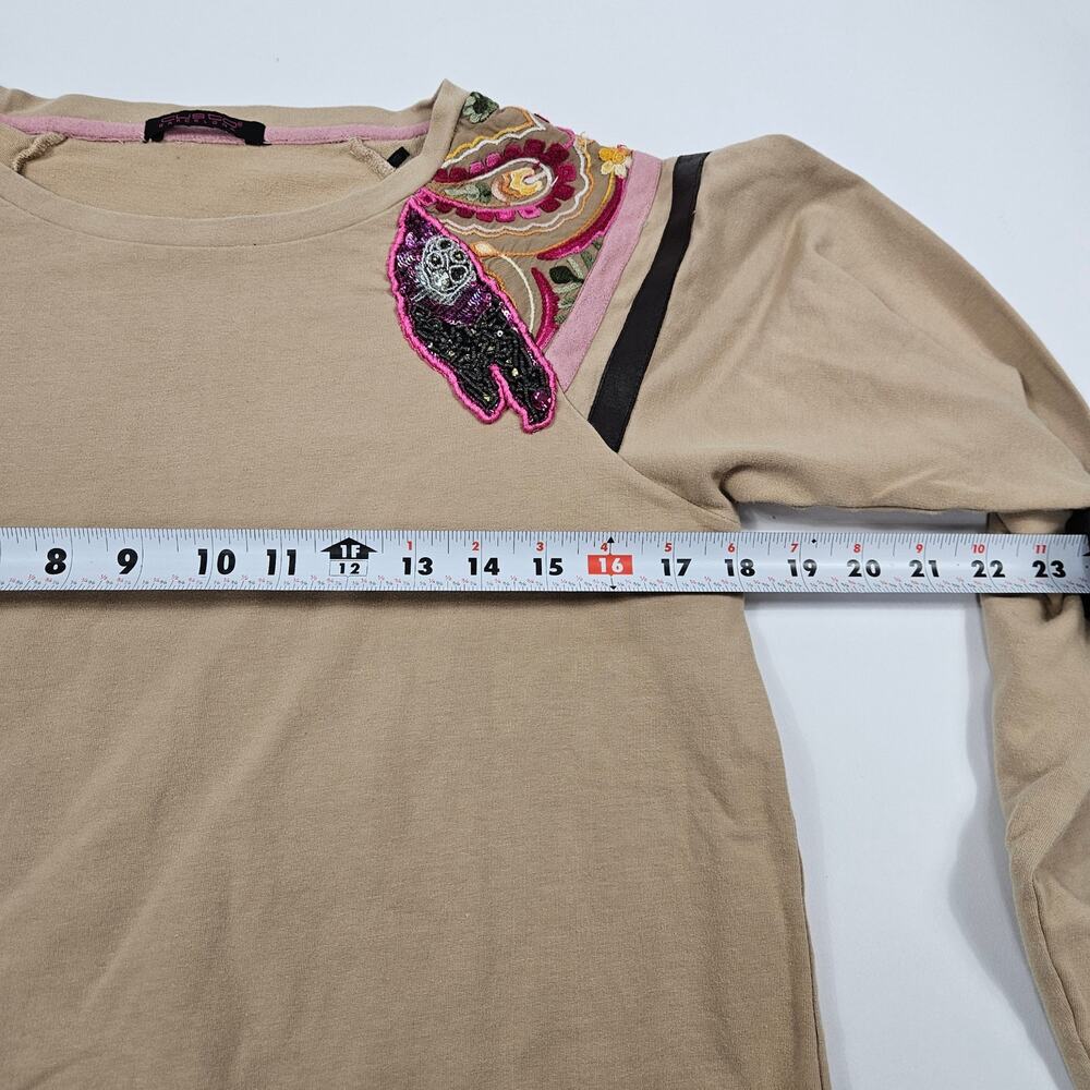 Euro Custo Barcelona Sweatshirt Embellished Sequin- Small - Picture 5 of 5
